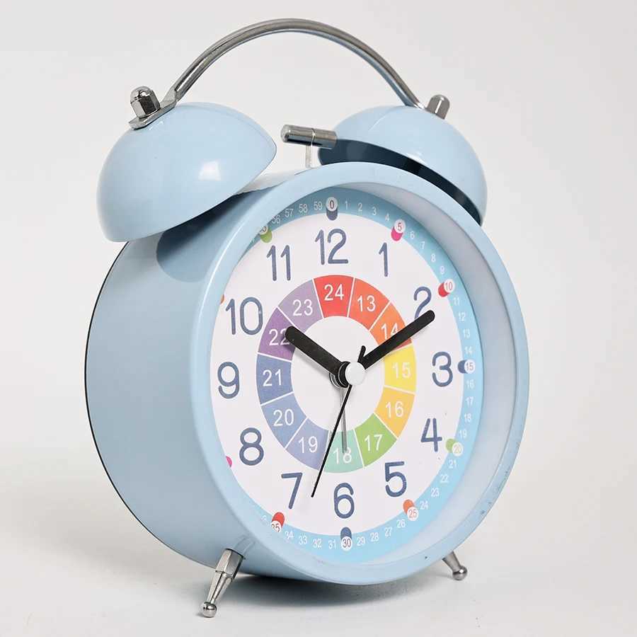 1pc student-only bedroom table alarm clock 3-inch early education small alarm clock Room/home dcor D260318