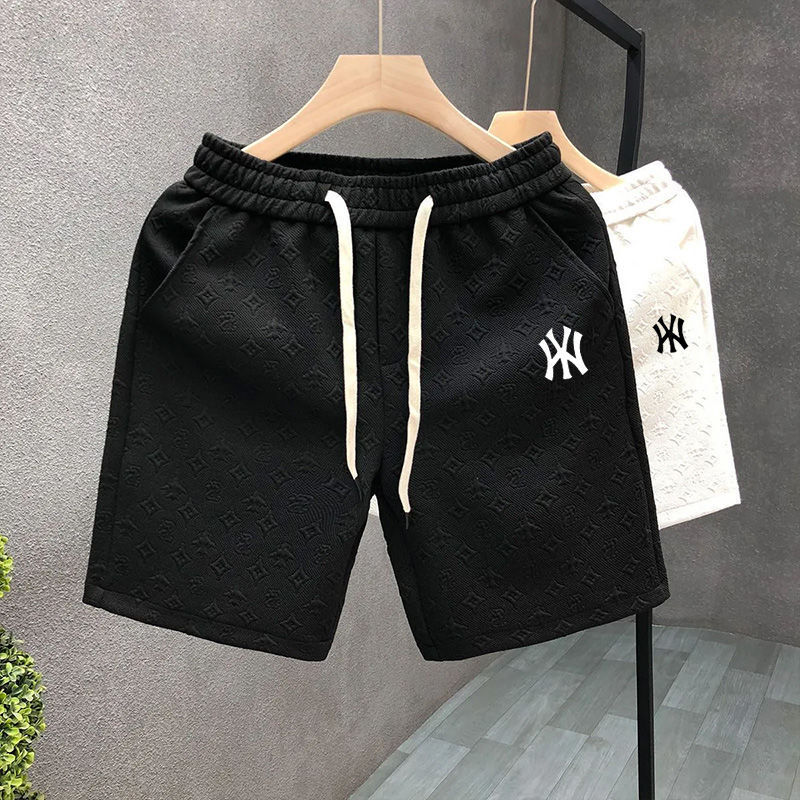 Luxury Brand Designer Casual style white jacquard shorts for men summer trendy brand knee-length shorts 2026 new men half-length pants