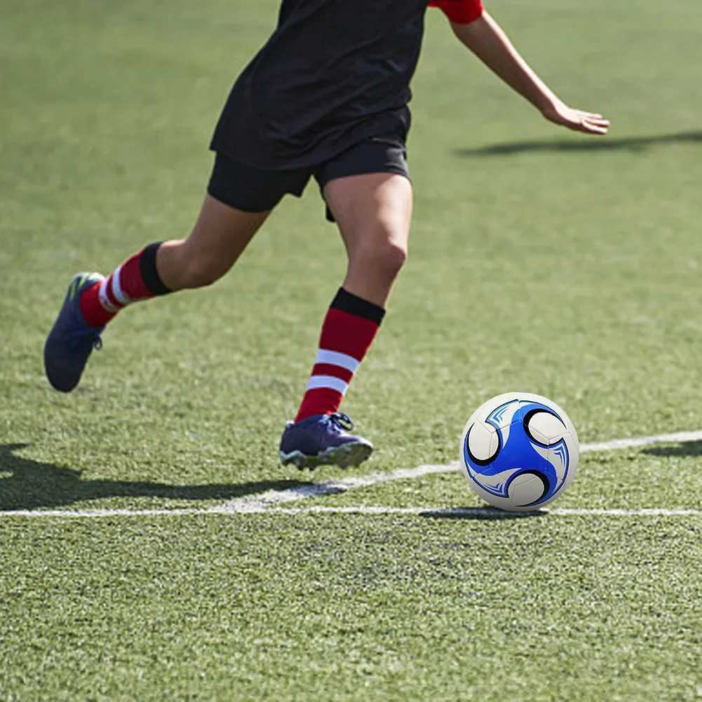 Size 5 Machine Stitched Football Waterproof Inflatable Sports Ball PVC Professional Soccer Ball for Outdoor Sports M260318