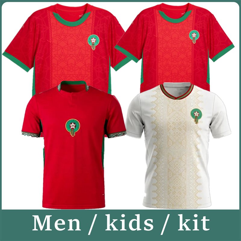 Morocco Jersey World Cup 2026 Maillot Maroc Soccer Jerseys National Team HAKIMI BRAHIM OUNAHI SAISS ZIYECH Y.EN-NESYRI 26 27 Special Football Shirts Kids Kit 16-4XL