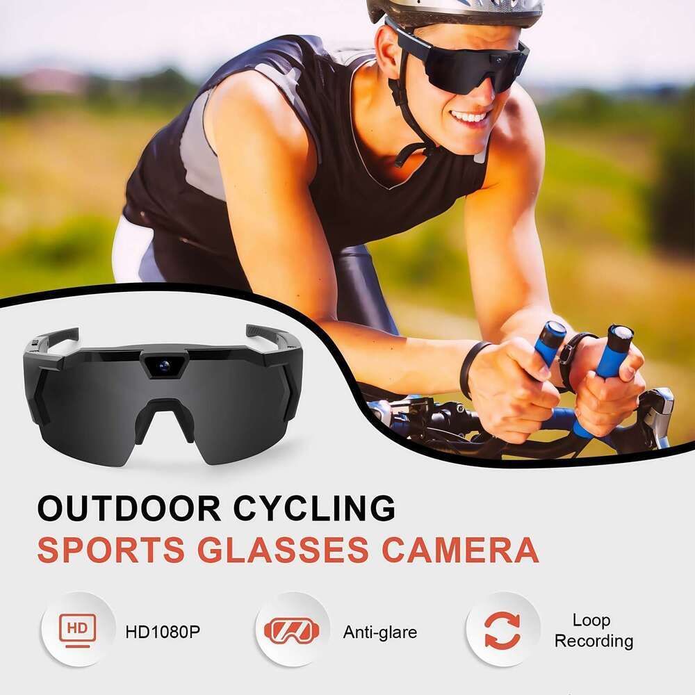 Famous Brand New Sunglasses DV Camera Sports Recording Photo Smart Outdoor Cycling Fishing Recorder HD Video Hands-Free Wearable Camera CKS