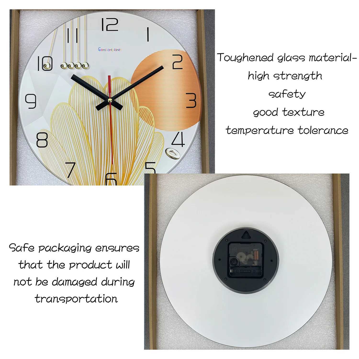 Kitchen Home Decoration Wall Clock Silent Quartz Clock Holiday Gift 12 Inches 14 Inches D260318