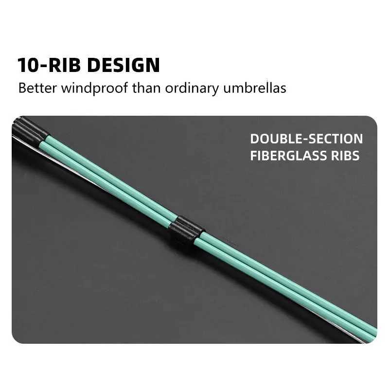 20-Rib Windproof Strong 4055inch Reinforced Automatic Folding Umbrella for Men Buckle Handle Wind and Water Resistant Umbrella H260318 - view 5