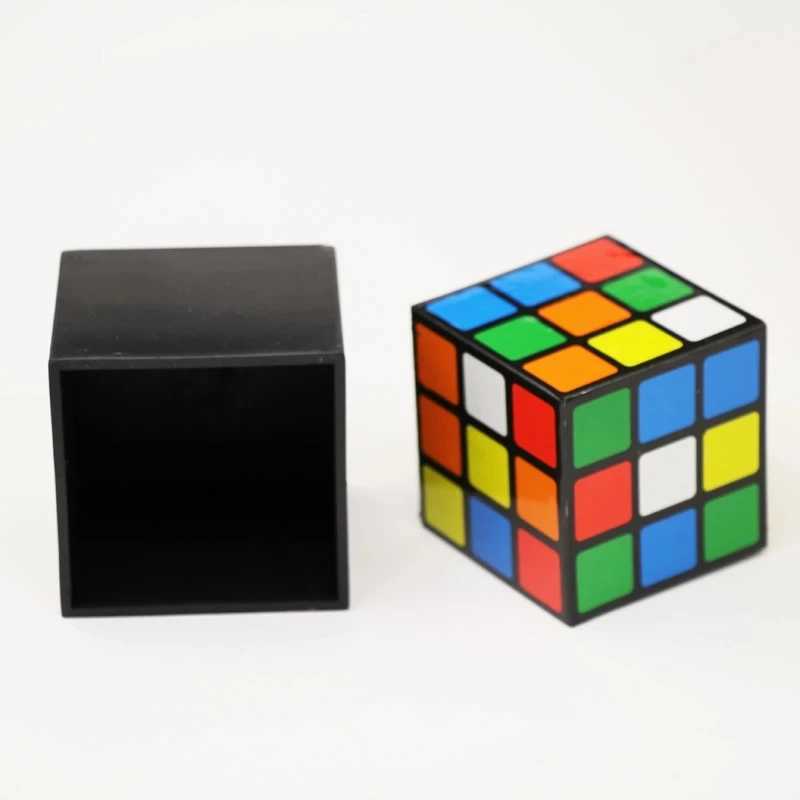 1 Set Triple Cube Magic Tricks Instant Restore Close Up Props Magician Gimmick Toys ChildrenProfessional StageMagia H260314
