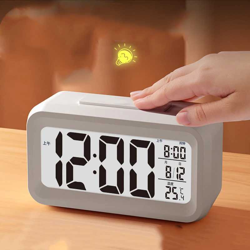 Digital Alarm Clock Student-specific Bedside Desk Smart Digital Hour Clock Multi-functional Mini Electronic Alarm Clock D260318