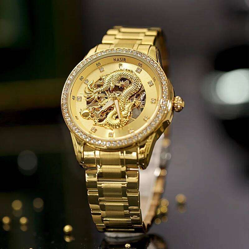 CILOA Business Round Hollow Fully Automatic Authentic Sports Men's Mechanical Watch