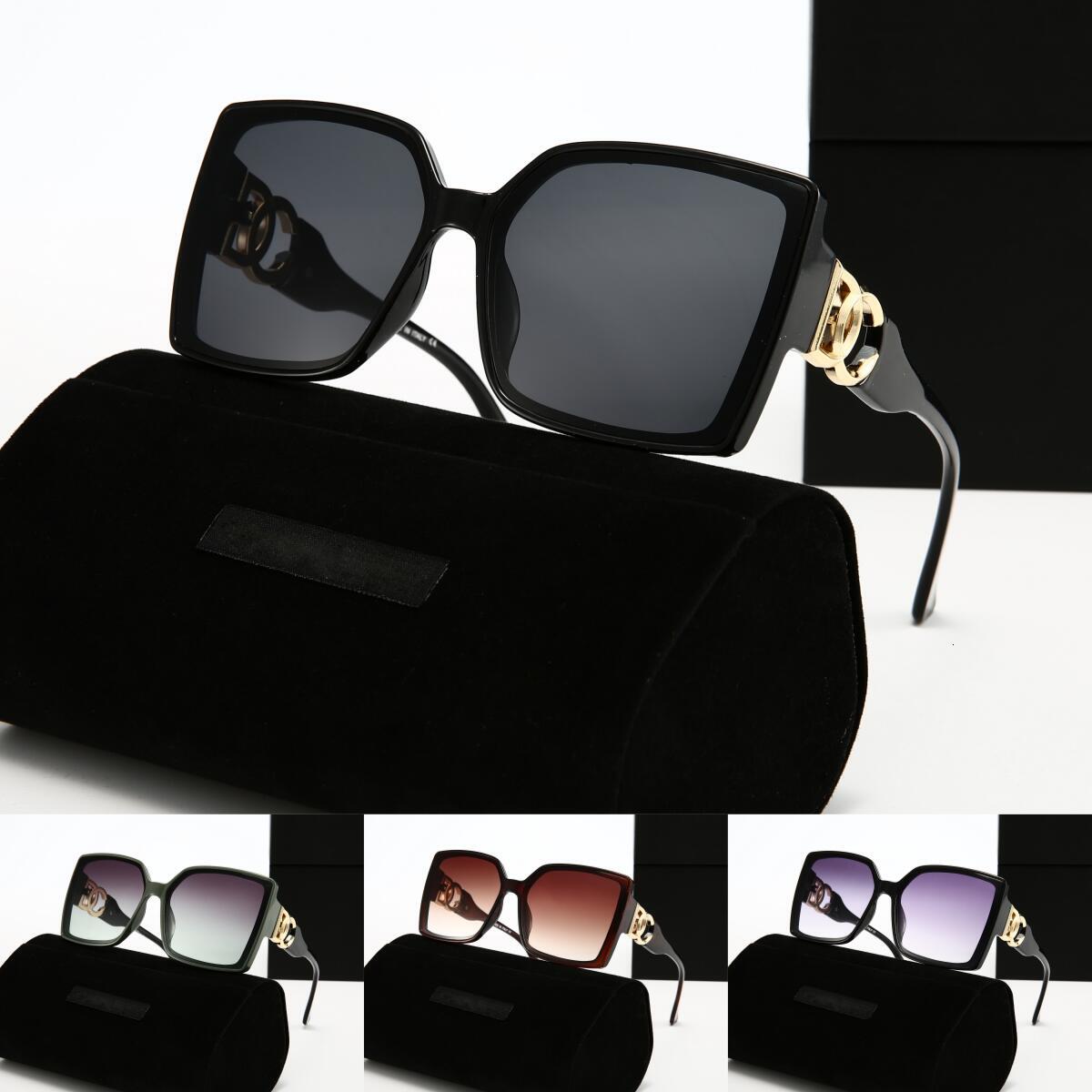 Free Shipping Luxury Designer Sunglasses Black Acetate Frame Purple Gradient Lens Polished Metal Hardware sunglasses for women men UV400 Protection Glasses