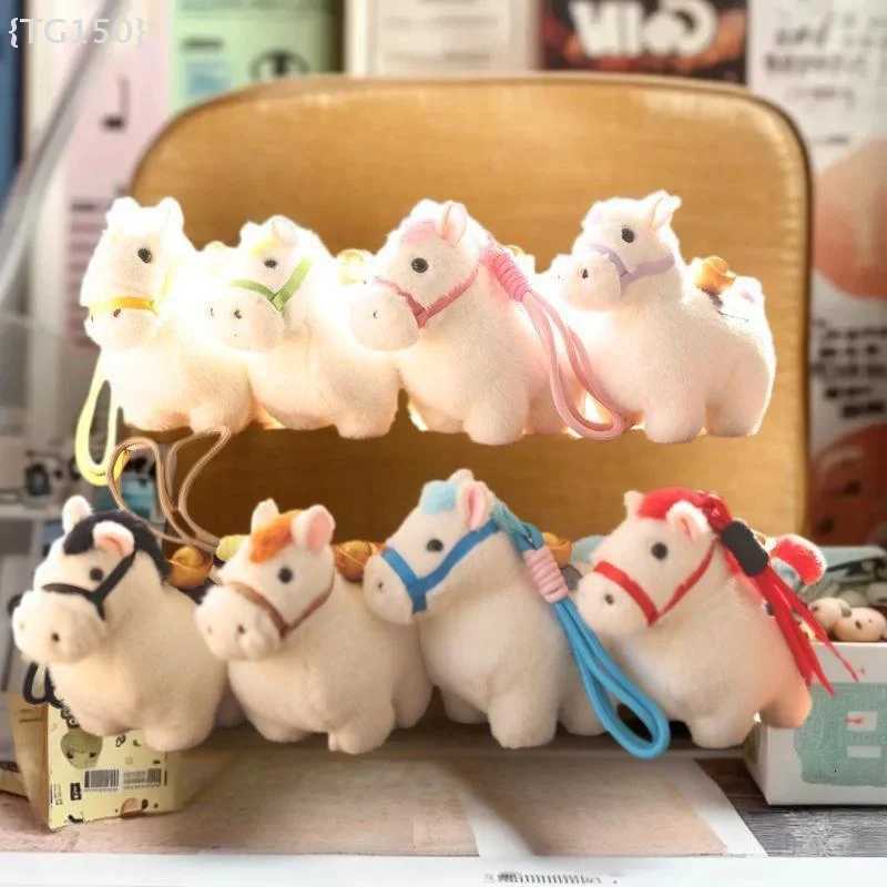 JaYear of the Horse Plush Pony Keychain Cute Mascot Stuffed Toy for Bag Charm New Year Souvenir Gift H260318 - view 4