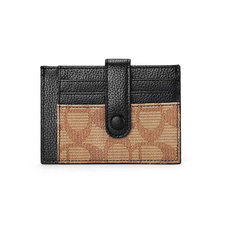 Womens Slim Mini One Piece Card Holder Luxury Exquisite High End Card HSmall Bag Short Purse olders Multi Function Holder