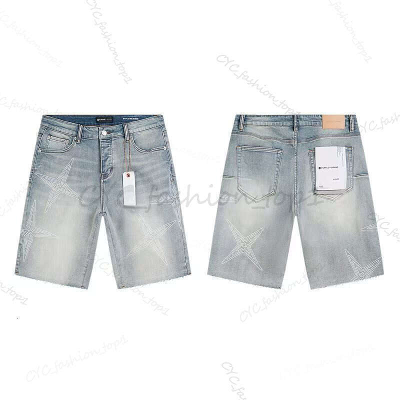 Amira Shorts Men 2024 Designer Mens Amiros Jeans Shorts Hip Hop Casual Short Knee Lenght Jean Clothing Size High Quality Button Fly Loose Shorts Denim Jeans Bb4