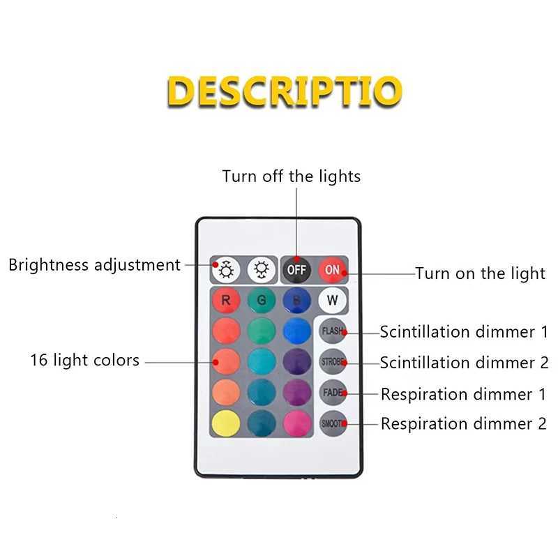 Ocean Wave Projector Light 16 Colors Midnight Aura Aurora Glow Lamp Home Office Bar Restaurant Underwater Projector Night Light H260318