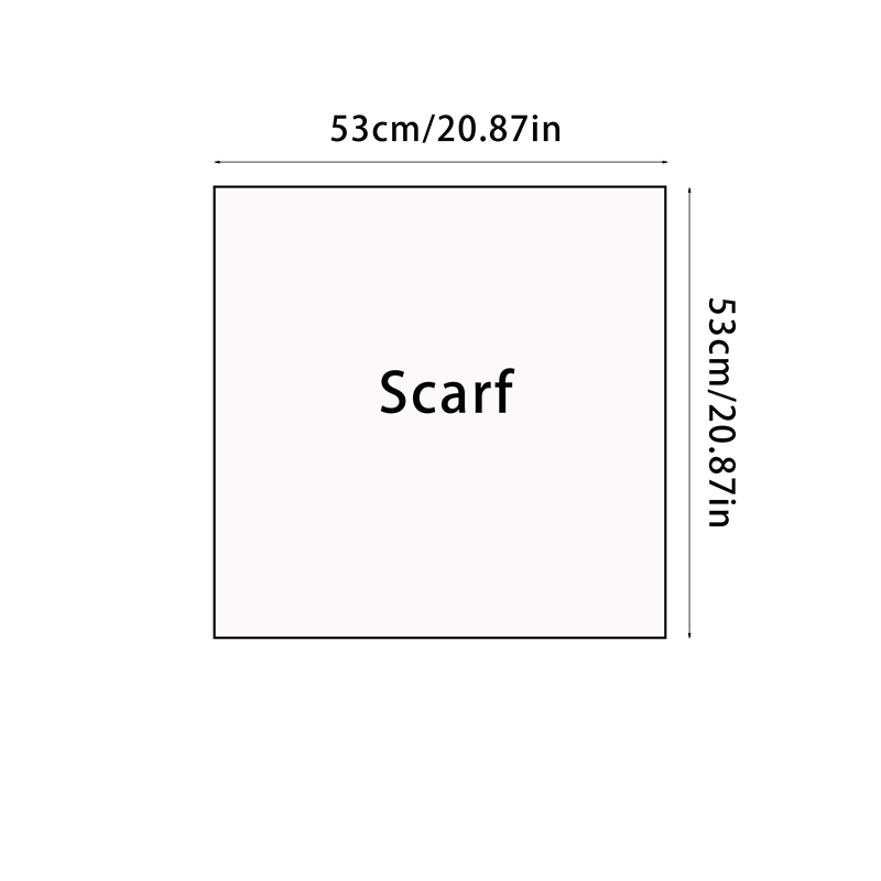 Brown Cashew Flower Silk Scarf for Women, Lightweight 100% Mulberry Silk, 53Cm Small Square Neck Scarf for Summer