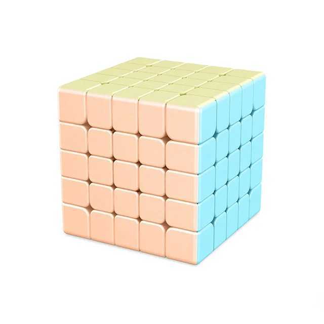 ECube Moyu Meilong 5X5 Stickerless Speed Cube Moyu Cubing Classroom 5X5X5 Magic Cube Professional Puzzle Toys for Children H260314