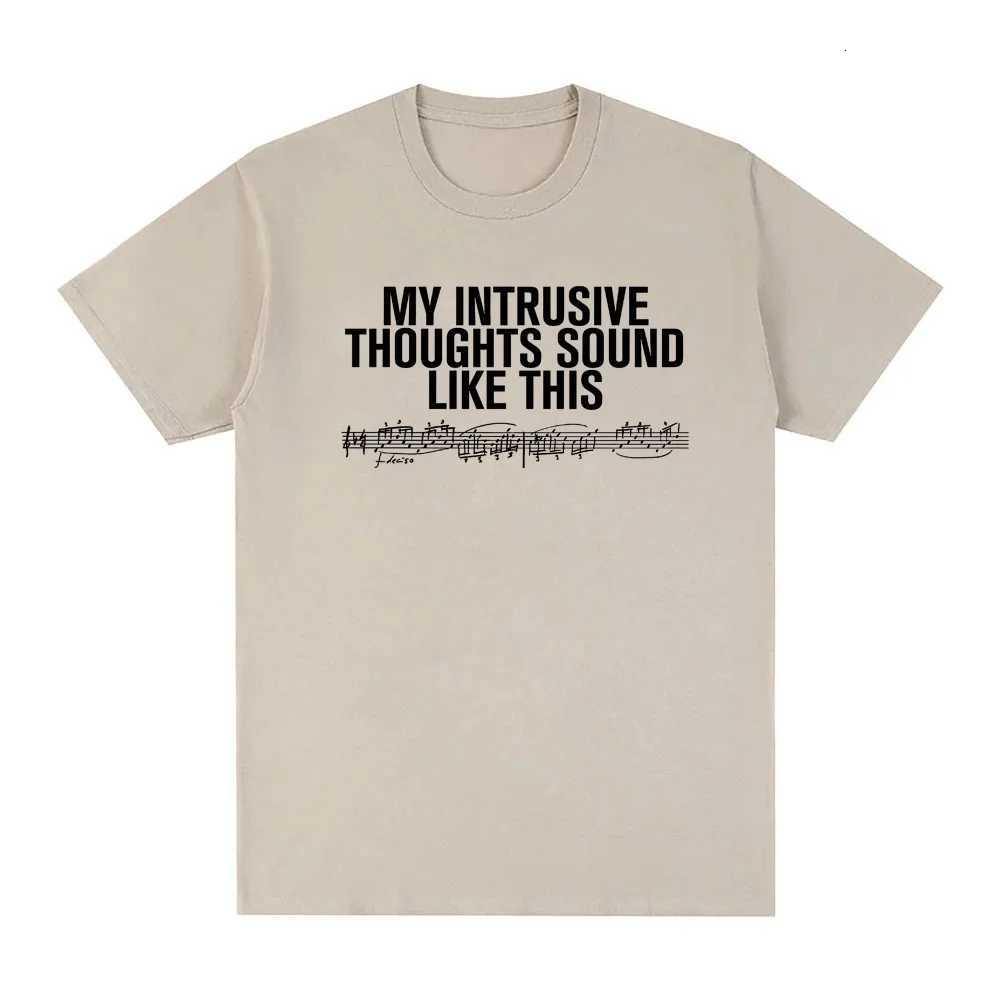 INTRUSIVE THOUGHTS BABY TEE 2026 new style ROSALIA Same As Official Website High Quality Tee-shirt 100Cotton Soft Round NeckT260317