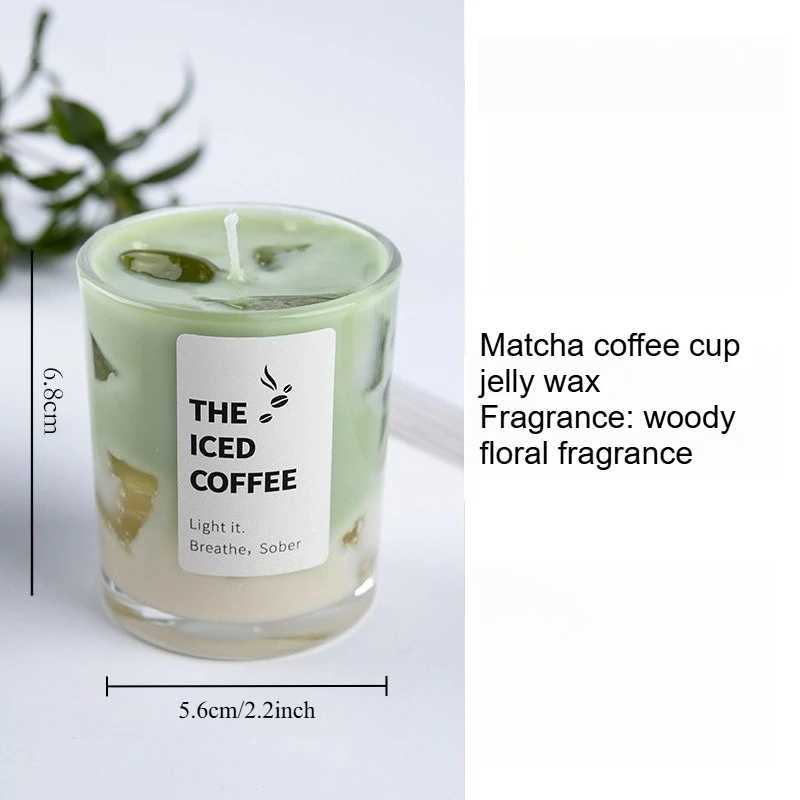 Jelly Wax Coffee Cup Aromatherapy Bedroom Smoke Free Candles Romantic Atmosphere Fragrance D260318