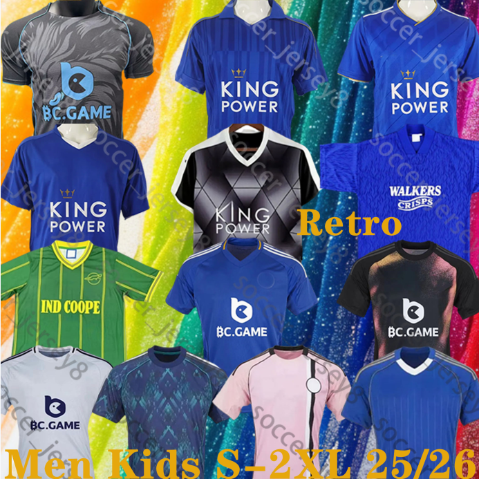 25 26 Leicester Cities Soccer Jerseys Retro 84 92 94 15 BARNES TIELEMANS AYOZE DAKA PEREIRA MAVIDIDI McATEER CHOUDHURY COADY 2025 2026 men kid kit Football shirts