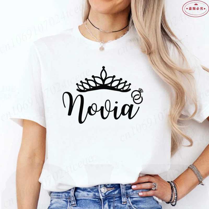 Spanish Crown Graphic Tees Women Bachelorette Wedding Party Tops Bridal Party Team Bride Tribe Casual Short Sleeve T-ShirtsT260317