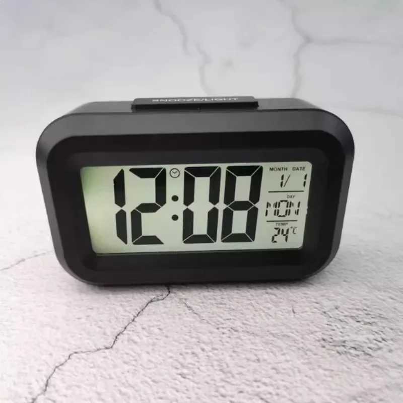 Desk Decorations Multi-functional LED Digital Alarm Clock with Calendar and Time-Display for Bedroom or Office Use D260318
