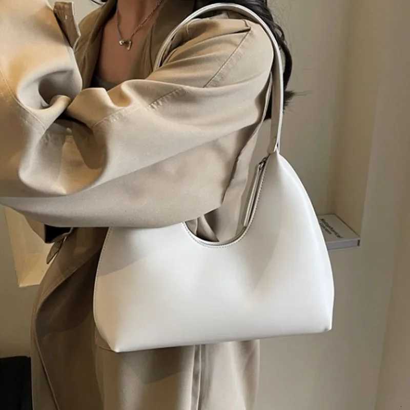 2025 Trend Women Shoulder Bags Solid Color PU Leather Underarm Bags Luxury Lady Armpit Bag Versatile Designer Purses and HandbagZ260317