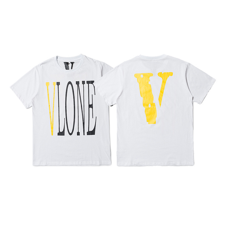 VVLONE FOG Big V Fashion Loose Men's T-shirt