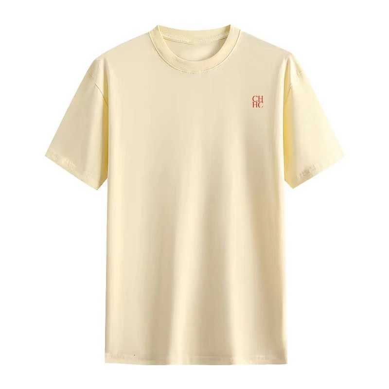 CH Letter Printed Short Sleeved T-shirt High-quality Pure Cotton 2025 New Classic Brand Short Sleeved T-shirt for Men and WomenT260317