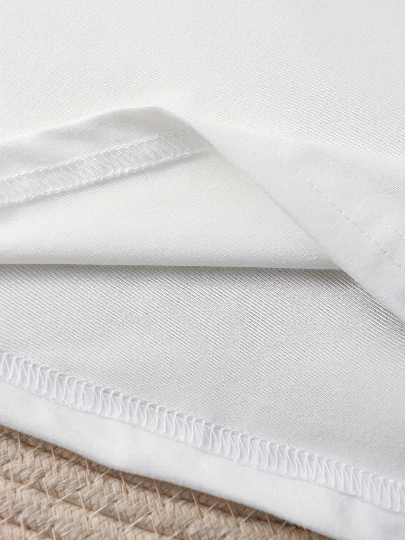 Womens Short Sleeve T-shirt nazywam si AGNIESZKA Polish Letter Print Crew Neck Casual Daily Top For Summer SpringT260317