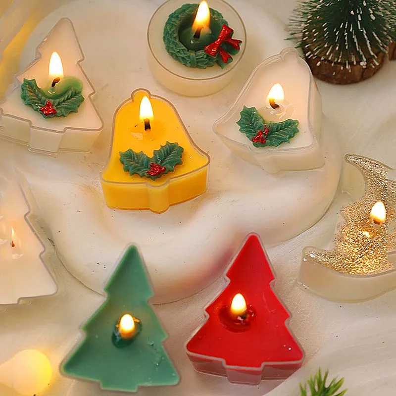 2PCS Christmas Tealight Candle New Year Candles Holiday Festive Home Decoration Soywax Guest Gift Set Scented Candle D260318