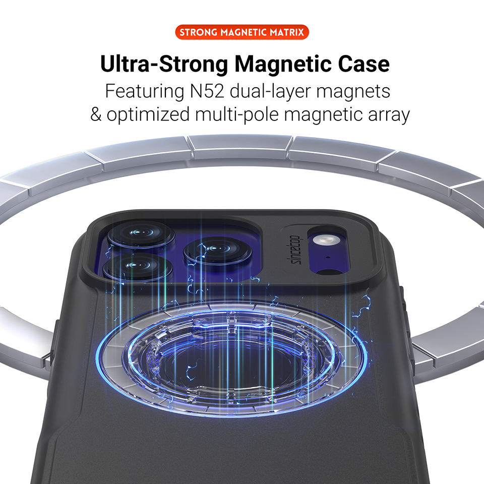 Bike Phone Case for iPhone 17 Air Pro Max, Compatible with Quad Lock Mount, Motorcycle Shockproof Rugged Cover, Industrial Twist-Lock Cycling Case