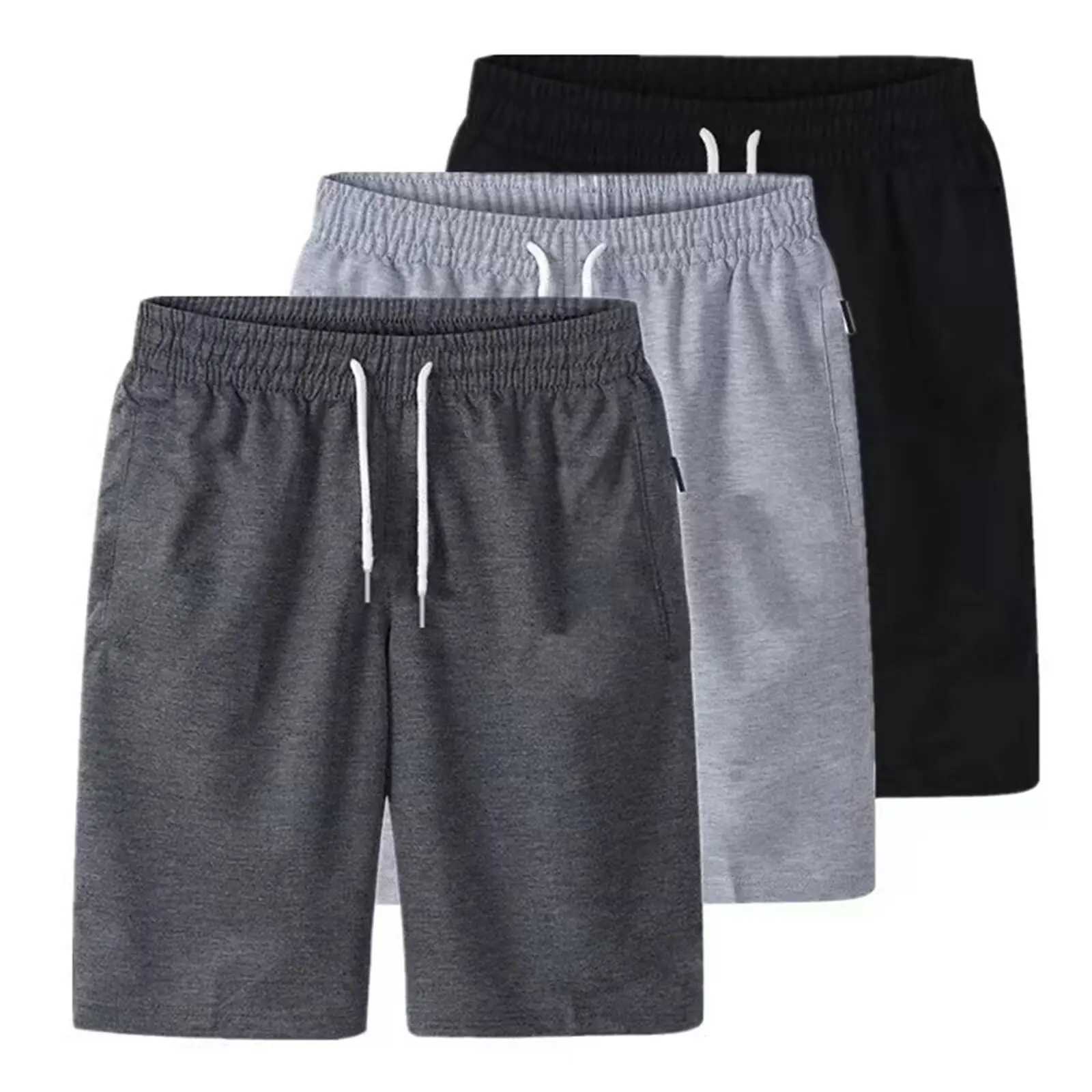 Summer Casual Shorts Men Breathable Casual Cotton Beach Shorts Comfortable Fitness Basketball Sports Short Pants Male Bermudas M260318