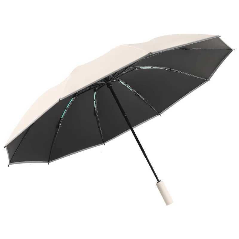 Reverse Folding Umbrellas Double Bones Black Glue Automatic Sunshade Sunscreen Rain Umbrella Strong Wind Resistance H260318 - view 7