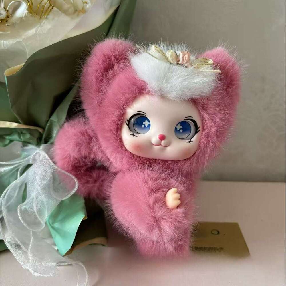 Trendy Cute Items Adorable Vinyl Doll Pendants Plush Toys Lali Figurine Decorations Bag Charms Keychains QIAOWANTONG