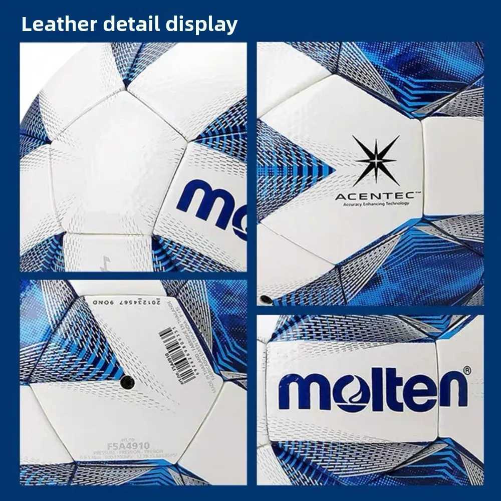Soccer Balls Standard Size 5 Machine-Stitched Ball PU Material Sports League Outdoor Match Football Training Ball Futbol Voetbal M260318