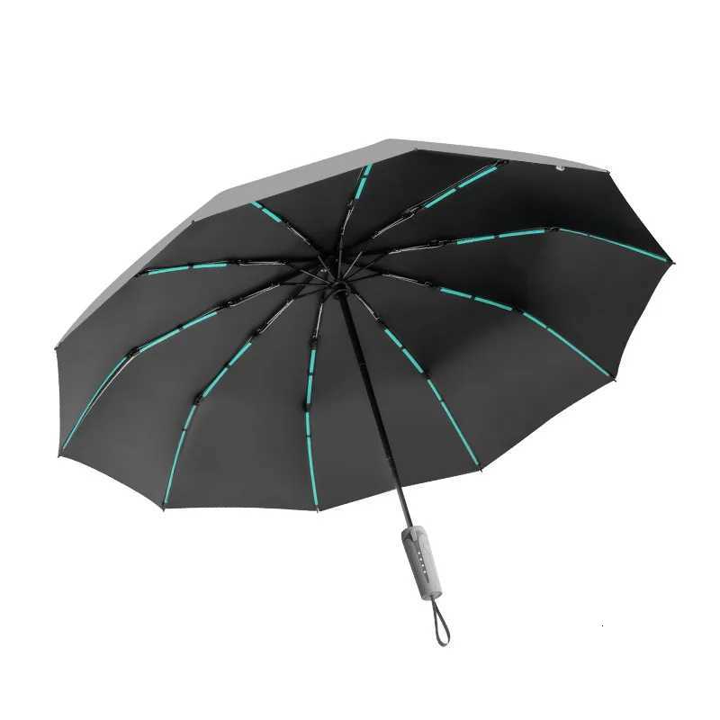 Mustarpicking Mechanical Style Umbrella for Men withWide Umbrella Strap Automatic Open Large Solid Windproof Minimalist Umbrella H260318 - view 7
