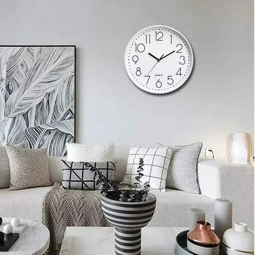 Luminous Wall Clock Large Dial Wall Hanging Clock Travel Time Accuracy Travel Time Accuracy for School Decoration Bedroom D260318