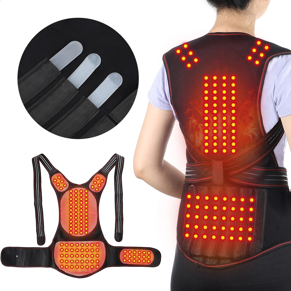 Tourmaline Magnet Heated Vest Magnetic Self-Heating Thermal Clothing Waist Brace Lumbar Pad Corset Postrue Corrector Relief Pain 260318