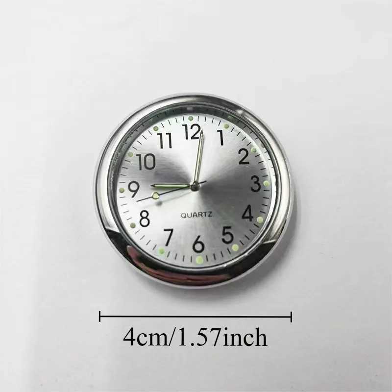 1pc Glow Decorative Car Clock Mini Quartz Watch for Car Decoration D260318