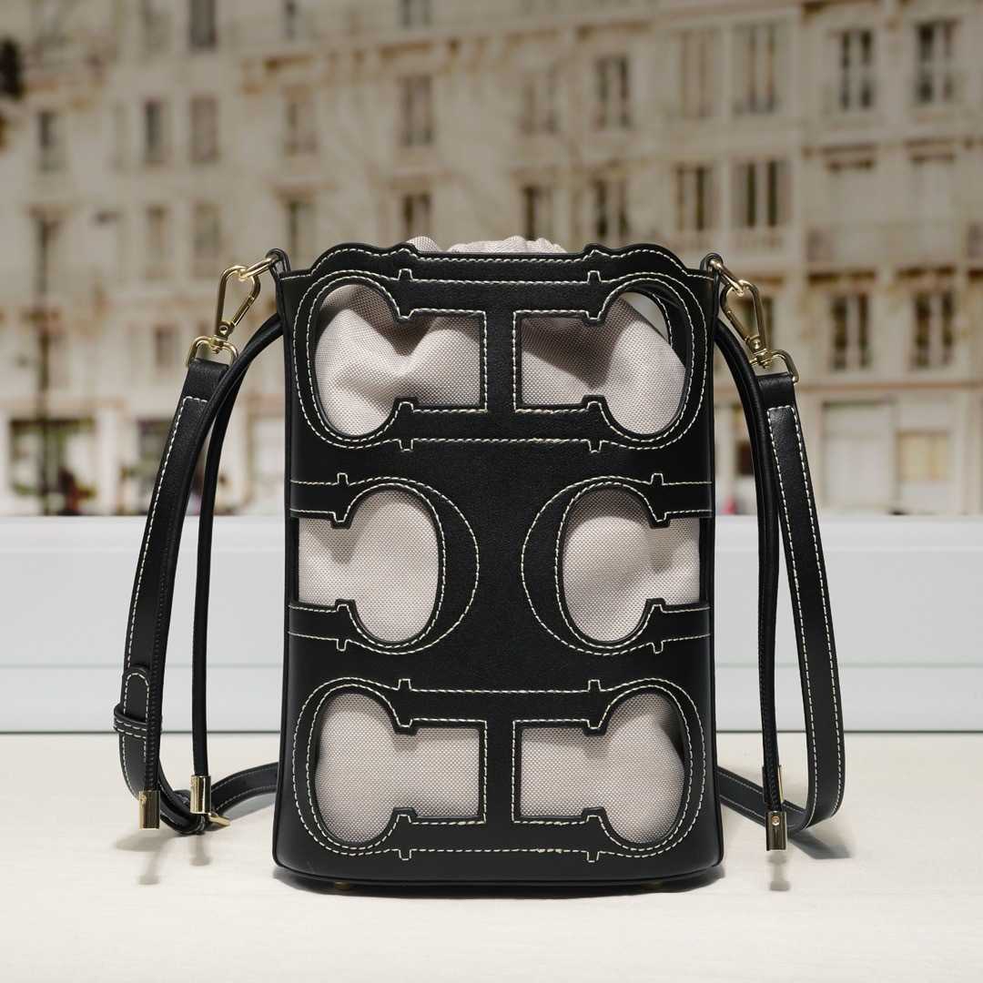 Hollow Design Trendy Everyday Versatile Womens New Bag Double-layer Drawstring Womens Shoulder Crossbody Bag T260318