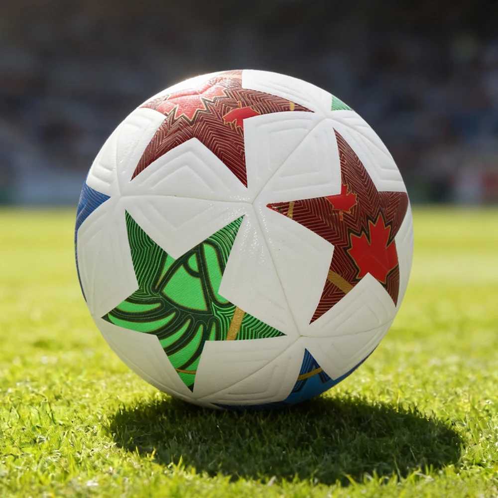 New Soccer Ball Official Size 5 PU Material High Quality Grass Outdoor Team Match Game Football Training Seamless futbol topu M260318