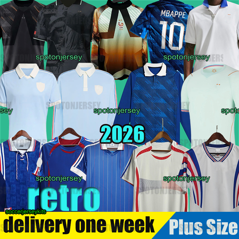maillot equipe Foot france 2026 world cup french rugby crunch soccer jersey football shirts 120th xv france kids enfant MBAPPE GIROUD france soccer jersey kits 2026