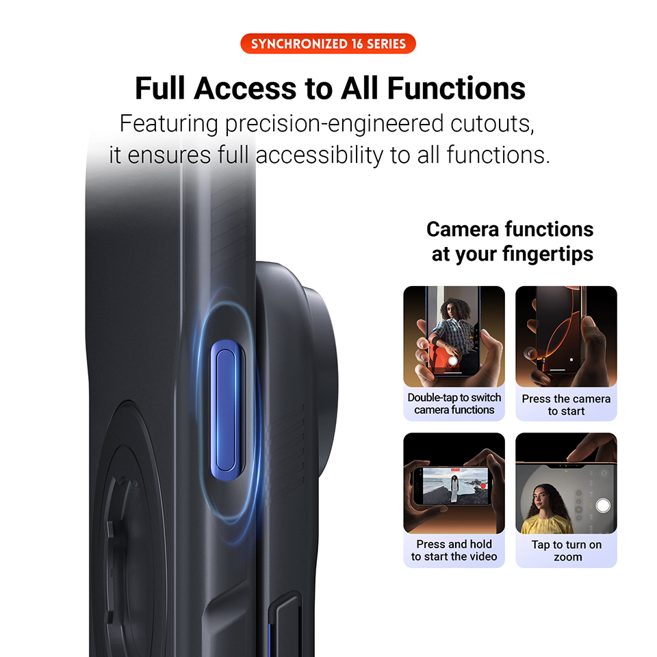 Heavy Duty iPhone 17Air Case Compatible with Quad Lock Brackets - High Stability for High-Speed Motorbike & Off-Road MTB Mountain Bike