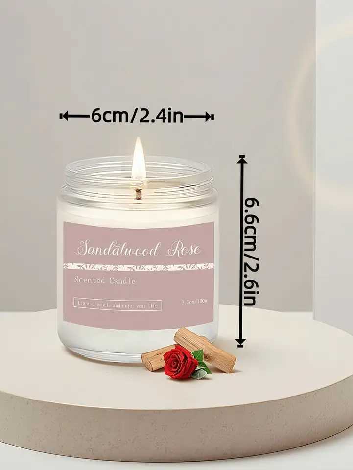 1PC Scented Candles Canned CandlesLong-Lasting Fragrance With Essential Oil FragranceSuitable For Bedroom Bathroom D260318