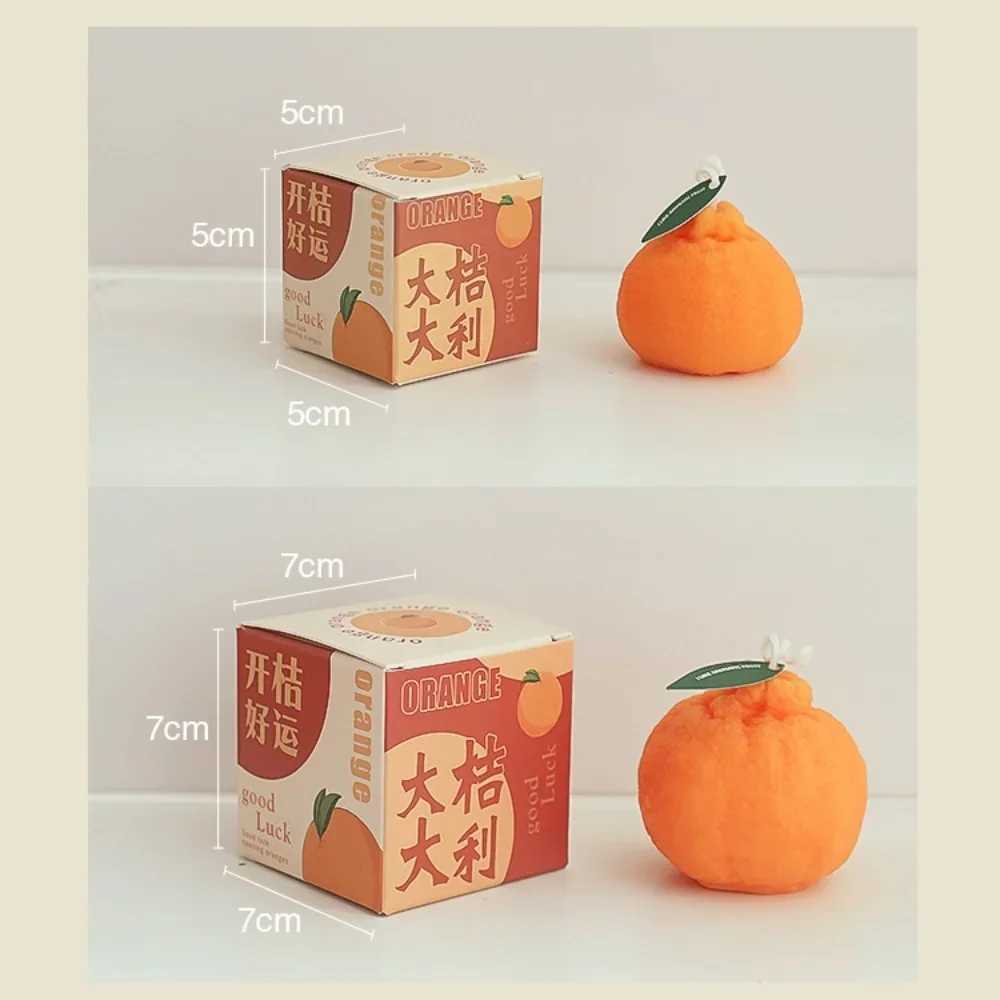 Tangerine Scented Candle DIY Gift Souvenir Small Gift Shoot Imitation Fruit Spring Festval Lucky New Year Gift D260318