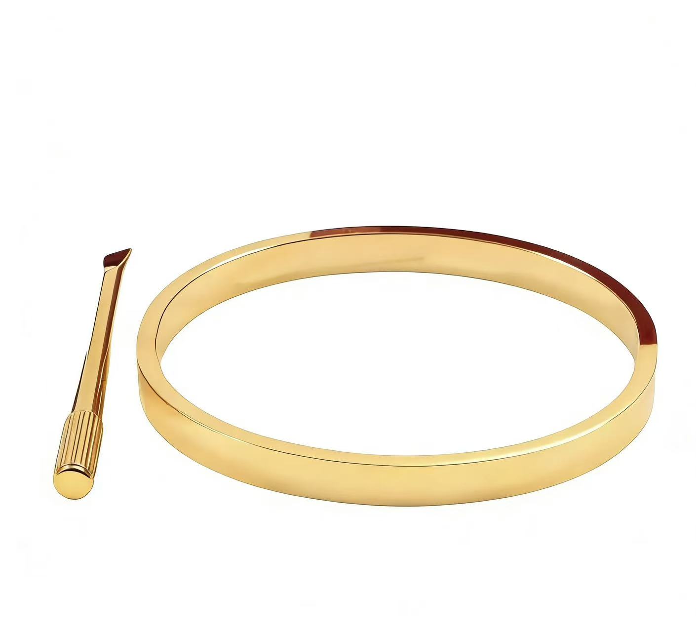 Charm Bracelets Luxuriou for Women Men Jewelry Cuff Stainless Steel Gold Silver Classic Permanent Buckle Couples Bracelet Designer Gift bangle 7d0 ab5