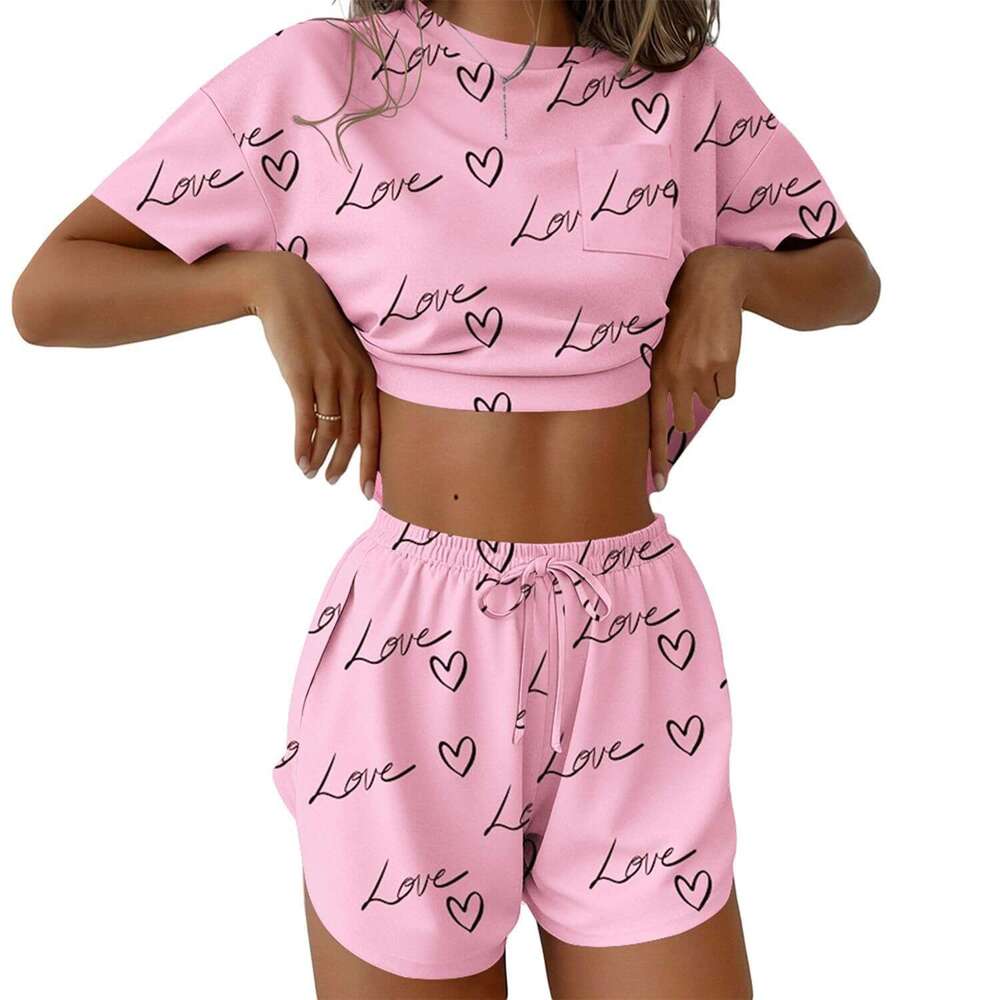 Gym Clothing Yoga 2026 European And American Cross-Border Spring/Summer New Fashion Casual Homewear Y2k 2-Piece Set Popular Women's Clothing Spor
