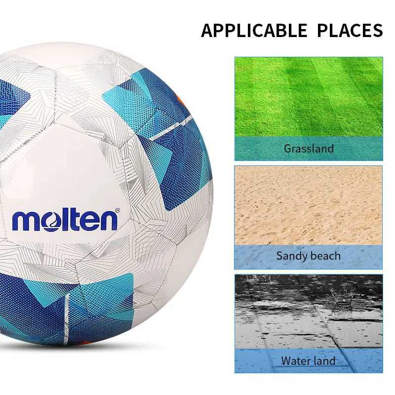 Authentic Molten Football High Quality Soccer Balls Professional Size 5 Size 4 TPU Material Seamless Machine-stitched Balls M260318