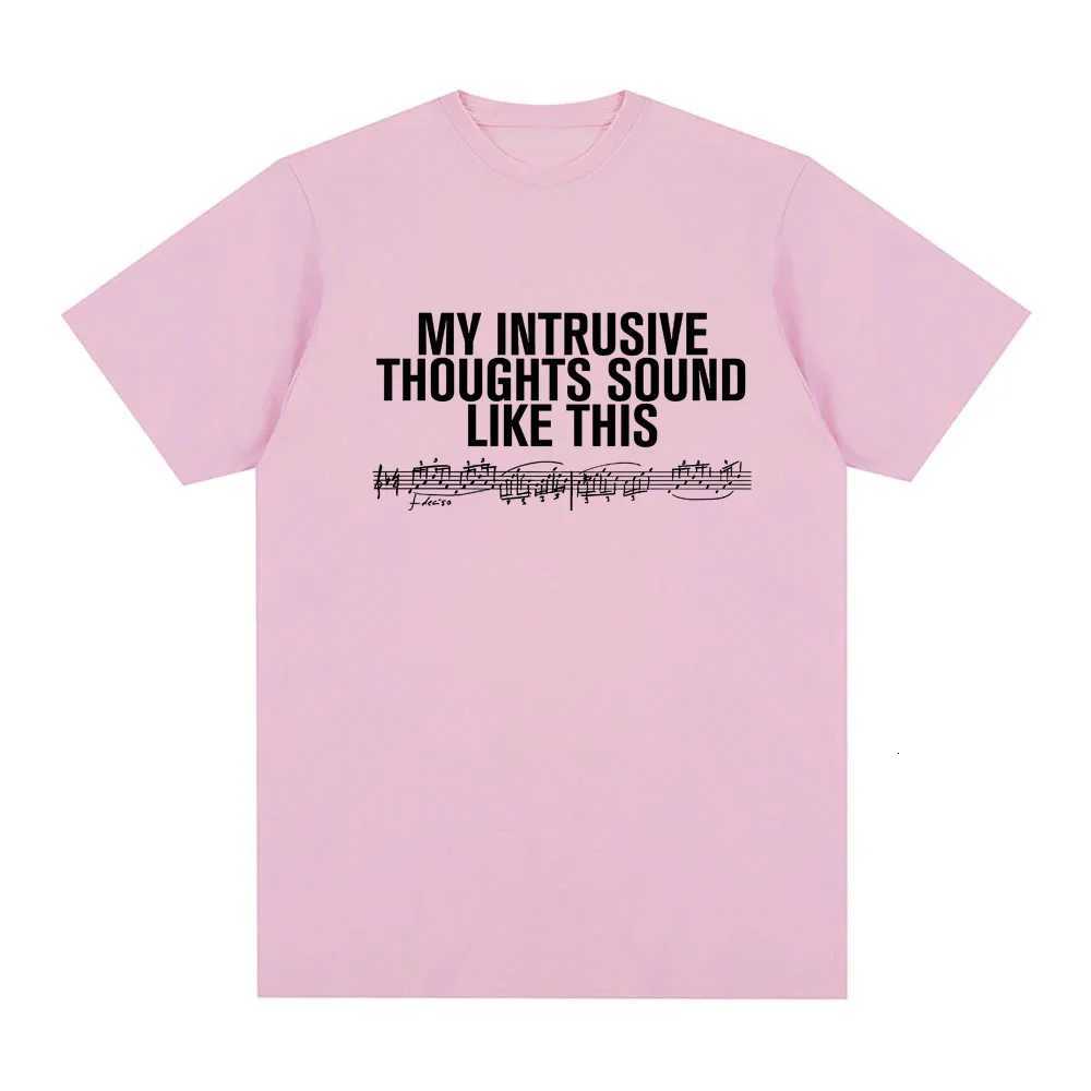 INTRUSIVE THOUGHTS BABY TEE 2026 new style ROSALIA Same As Official Website High Quality Tee-shirt 100Cotton Soft Round NeckT260317