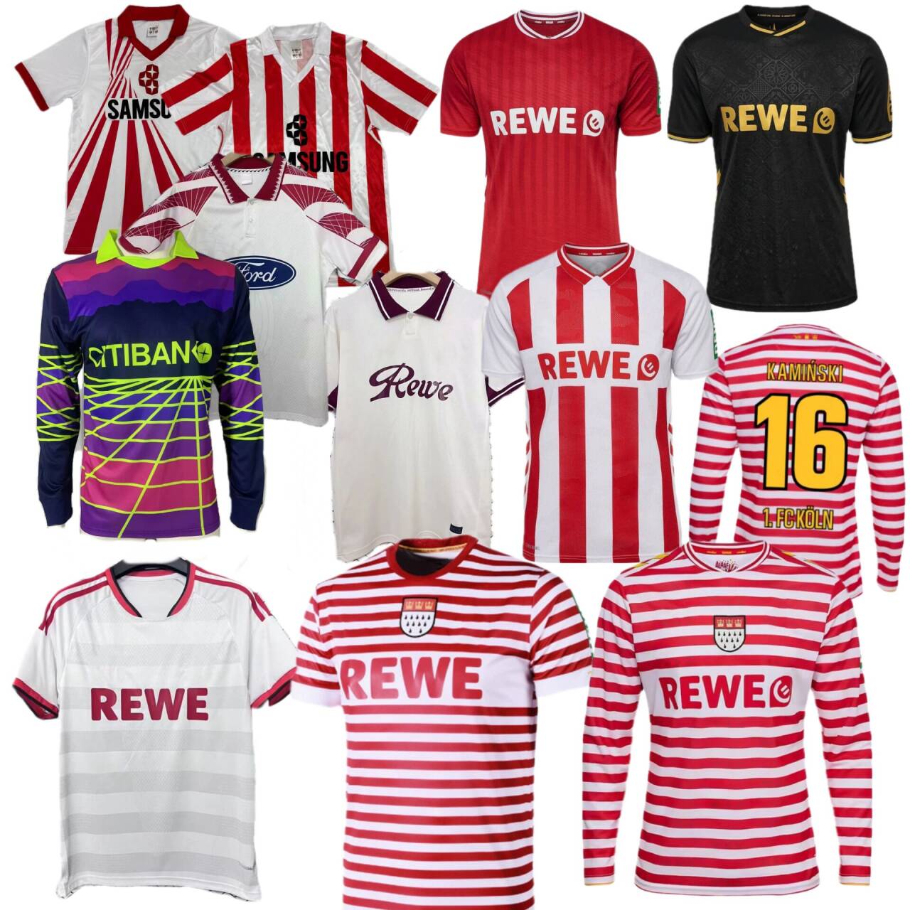 Retro classic 1.FC Koln Soccer 2025 2026 17 18 90 91 96 97 87 86 85 82 83THIELMANN KAINZ ACHE KILIAN S.EL MALA BULTER KAMINSKI Customized soccer shirt Men Kids