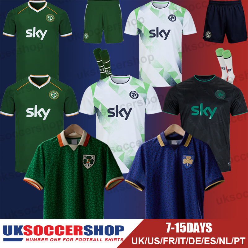 Ireland Football Jerseys World Cup 2026 Soccer Jerseys Fanaticss Retro Football Shirts Tops Kits Men Kids Women Fans Player 3XL 4XL
