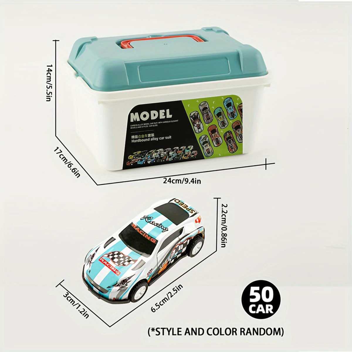 20-100pcs Mini Alloy Racing Vehicles with Storage Box Pull-Back Cars Set Suitable as a Gift for Christmas Birthday Gift Y260316