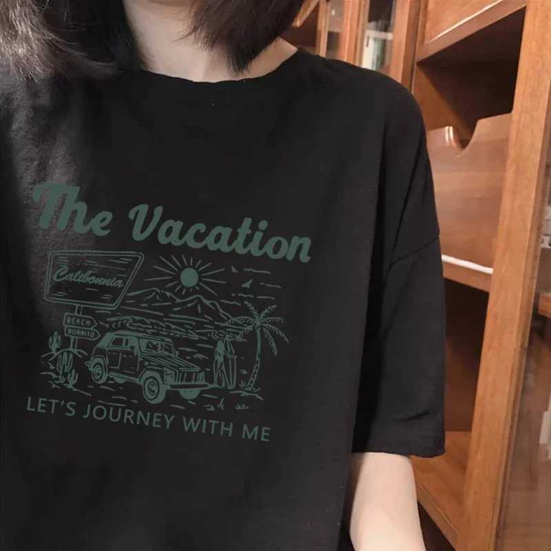 Retro Japanese Short Sleeve Loose T-Shirt Womens Trendy Summer Design Casual Student Top Crew Neck Short Sleeved TopT260317